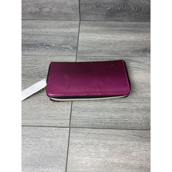 NEW - Women's  Zip-Around Clutch Wallet - by MINICCI - 12 Card Slots - Picture 5 of 6